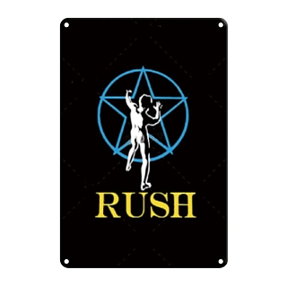 Rock and Roll Collectibles - Rush Starman 2112 Metal Tin Sign