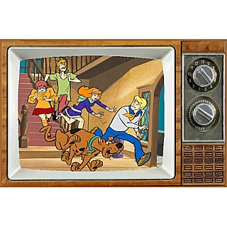 Classic 1970's Cartoon Collectibles - Scooby-Doo and the Gang Metal TV Magnet
