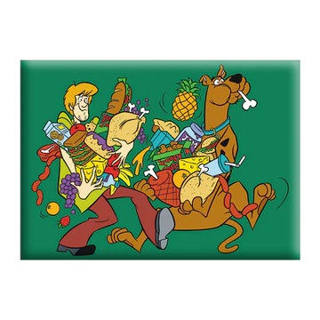 Cartoon Character Collectibles -Scooby-Doo and Shaggy Snacks Large Metal Magnet