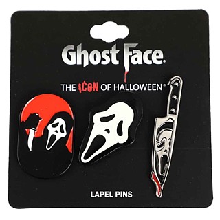 Horror Movie Collectibles - Scream Ghost Face Enamel Lapel Pins