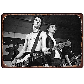 Rock and Roll Collectibles - The Sex Pistols Metal Tin Sign