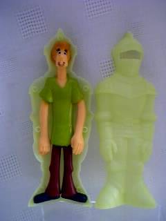 Scooby Doo Collectibles - Shaggy Bendy with Glow in the Dark Armor