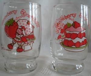 Strawberry Shortcake Glass