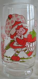 Strawberry Shortcake Glass