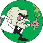 Vintage Cartoon Collectibles - Simon Barsinister Pinback Button