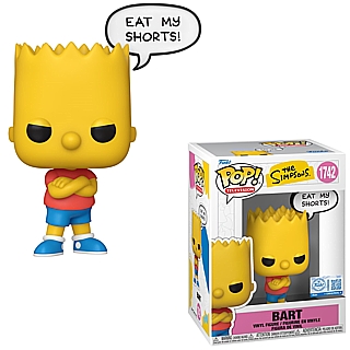 The Simpsons Collectibles - Bart Simpson POP! Sayings Television Vinyl Figure 1742 Eat My Shorts
