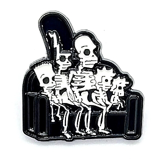 Cartoon Classics Collectibles The Simpsons Skeletons Enamel Pin Tie Tack