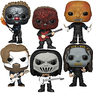 Heavy Metal Music Collectibles - Slipknot Set of six POP! Rocks Vinyl Figures