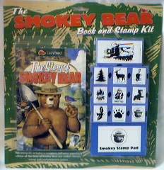 Smokey The Bear - U.S. Forest Service - Book and Stamp Set