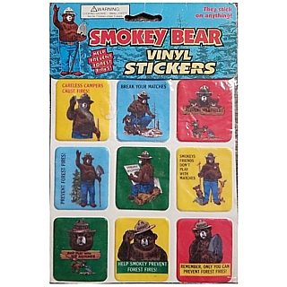 Smokey The Bear - U.S. Forest Service - Vinyl Stickers
