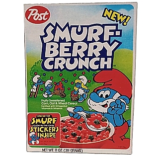 Smurf Collectibles - Smurf-Berry Crunch Cereal Flexible Magnet