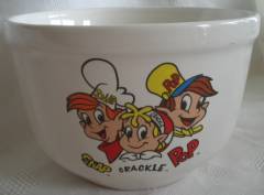 Kellogg's Collectibles - Rice Krispies Snap Crackle and Pop Ceramic Bowl