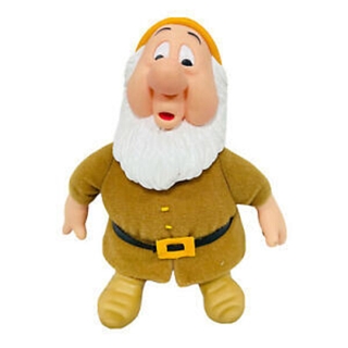 Snow White Dwarfs Sneezy Cloth Doll with Vinyl Head