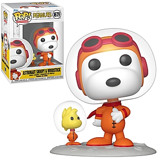 Peanuts Collectibles - Astronaut Snoopy and Woodstock POP! Television Vinyl Figure 1679 from Funko