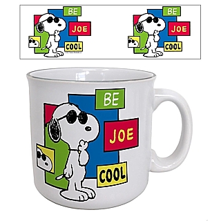 Peanuts Snoopy Be Joe Cool 20 Oz. Ceramic Camper Mug