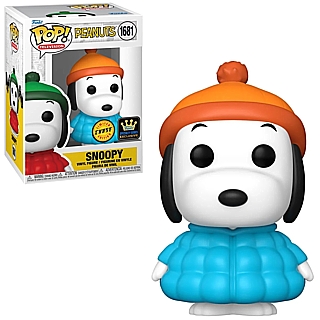 Snoopy and Peanuts Collectibles - Snoopy in Puffy Coat POP! Television Vinyl Figure 1681 CHASE VARIANT