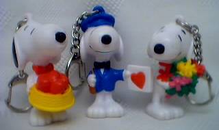 Snoopy Collectibles - Snoopy Key rings