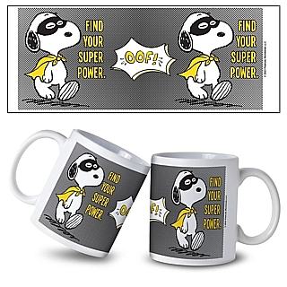 Peanuts Snoopy Find Your Super Power 11 Oz. Ceramic Mug
