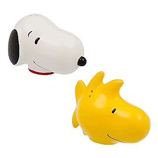Snoopy and Peanuts Collectibles - Snoopy and Woodstock Ceramic Salt and Pepper Shakers