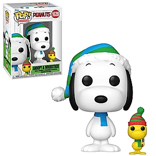 Classic Cartoon and Comic Characters - A Charlie Brown Christmas Snoopy and Woodstock Buddy POP! Television Vinyl Figure 1628 by Funko