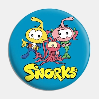 Classic Cartoons Collectibles - Snorks Metal Pinback Button