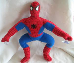 Super Hero Collectibles - Spiderman Plush with Suction Cup Hands