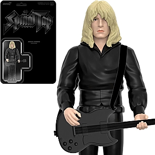 Rock and Roll and Movie Collectibles - Michael McKean Spinal Tap None More Black Wave 2 David St. Hubbins ReAction Figure