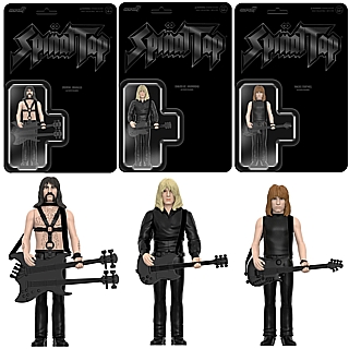 Rock and Roll and Movie Collectibles - Spinal Tap None More Black Wave 2 Set of 3 ReAction Figures