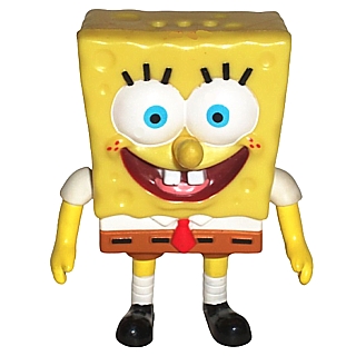 Cartoon Television Character Collectibles - Sponge Bob Square Pants Movie Figure Wiggling Giggling