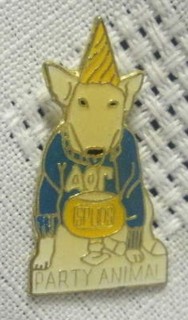 Budweiser Advertising Collectibles - Bud Light Spuds McKenzie Lapel Pin Tier Tack
