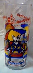 Budweiser Advertising Collectibles - Bud Light Spuds McKenzie Beer Glass