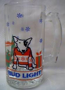 Budweiser Advertising Collectibles - Bud Light Spud MacKenzie XMas Mug