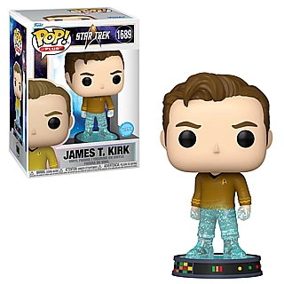 Star Trek Character Collectibles - James T. Kirk Glitter Transporter POP PLUS Vinyl Figure 1689