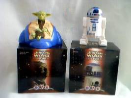 Star Wars Collectibles - Episode 1 R2D2 Taking Figure & Yoda's Jedi Destiny