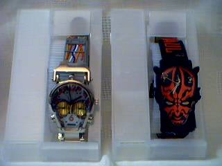 Star Wars Collectibles - Episode One Darth Maul & C3PO Watches