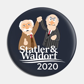 Muppets Collectibles - Statler & Waldorf 2020 Pinback Button