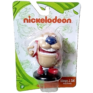 Nickleodeon Cartoon Collectibles Ren and Stimpy Stimpy J Cat PVC Figure Cake Topper