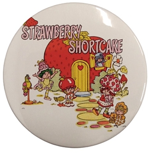 Strawberry Shortcake Collectibles - Strawberry Shortcake and Friends Pinback Button