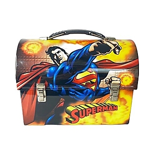 Superman Mini Metal Dome Lunch Box