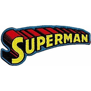 Super Hero Collectibles - Super Man Logo Iron On Patch