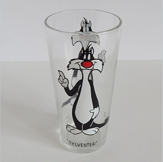Looney Tunes Collectibles - Sylvester Pepsi Collectors Series Glass
