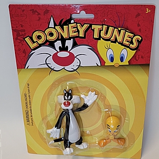 Looney Tunes Collectibles - Sylvester and Tweety Bird Bendable Figures