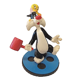 Cartoon Character Collectibles - Looney Tunes Sylvester and Tweety Home Tweet Home 1950 Friz Freleng PVC Figure