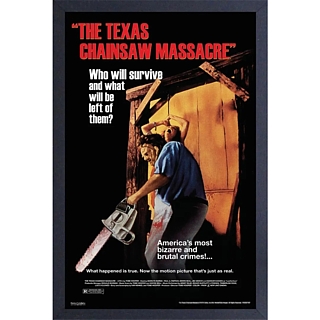 Horror Movie Collectibles - Texas Chainsaw Massacre Framed Print Wall Art