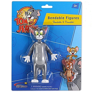 Cartoon Collectibles - Tom and Jerry  Bendable Figures
