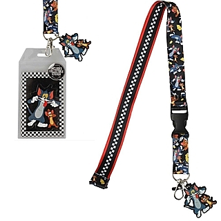 Cartoon Collectibles - Tom and Jerry Checkered Cloth Lanyard