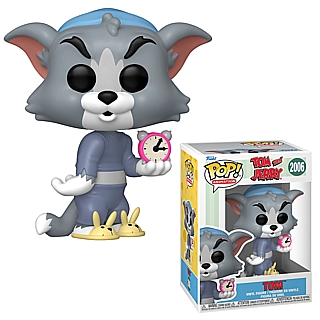 Cartoon Collectibles - Tom and Jerry TOM Bedtime with Alarm Clock POP! Animation Vinyl Figure 2006