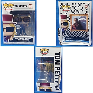 Music Collectibles - Tom Petty POP! Rocks Vinyl Figure 334 Don't Come Around Here No More - Damaged Box