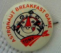 Kellogg's Collectibles - Frosted Flakes Tony The Tiger Pinback Button