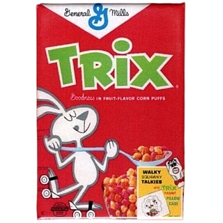 Advertising Collectibles - General Mills Trix Retro Cereal Box Metal Magnet